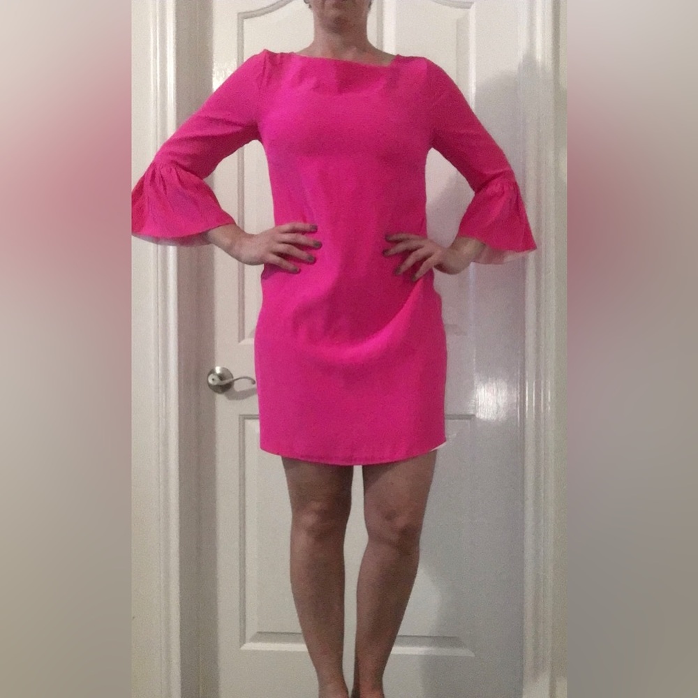 Julie Brown hot pink dress size 6